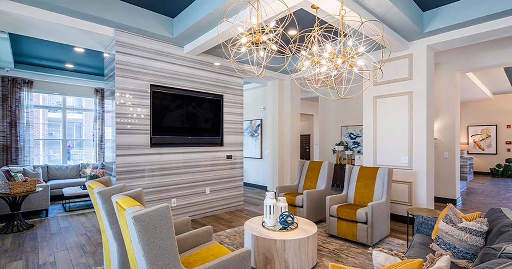 the apartments at masse corner 205 living room at Canopy at Ginter Park Apartments, Richmond, VA, 23227