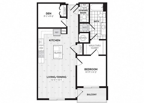 a floor plan of a bedroom house at Rivergate, Woodbridge Virginia