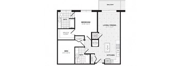 a floor plan of a home at Rivergate, Virginia, 22191