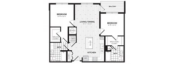 a floor plan of a home at Rivergate, Woodbridge, VA 22191