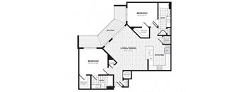 a floor plan of a house at Rivergate, Woodbridge, 22191