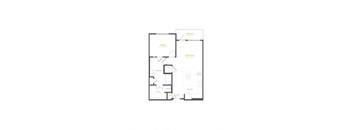 A2 Floor Plan at The Quincy Apartments, Acworth, GA, 30102