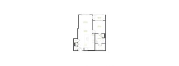 A4 Floor Plan at The Quincy Apartments, Acworth, GA, 30102