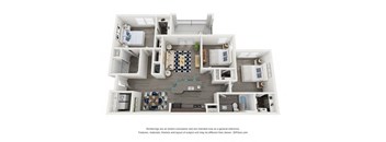 C1 Floor Plan at Capstone at Banks Crossing, Georgia