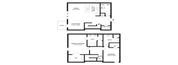 Essence Townhome Floor Plan | 1,505 Sq. Ft. at Mayton Transfer Lofts, Petersburg Virginia