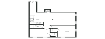 Intrigue Floor Plan | 960 Sq. Ft. at Mayton Transfer Lofts, Petersburg