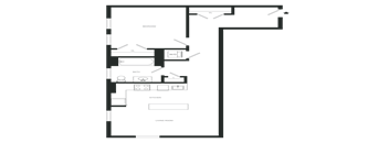 Perennial Floor Plan | 666 Sq. Ft. at Mayton Transfer Lofts, Petersburg Virginia