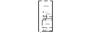 Superior Floor Plan | 733 Sq. Ft. at Mayton Transfer Lofts, Virginia
