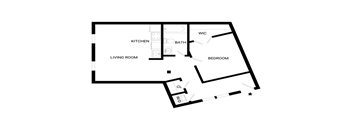 Vitality Floor Plan | 667 Sq. Ft. at Mayton Transfer Lofts, Petersburg, VA 23803