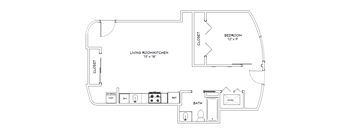 1 Bedroom Balcony