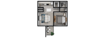 Live 11 Floor Plan at Lifestyle at Shreveport, Louisiana