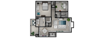 Live 21 Floor Plan at Lifestyle at Shreveport, Shreveport, LA