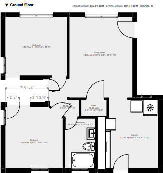a blueprint of a floor plan of a building