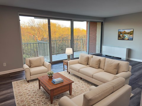 Modern Living Room at The Langston Views, Washington, DC