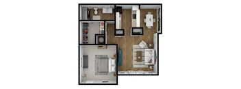 1 Bed 1 Bath