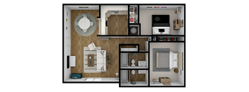2 Bed 2 Bath