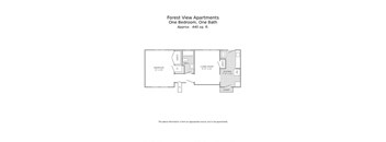 the floor plan of forest view apartments
