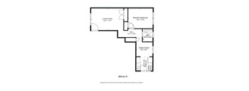 the floor plan of the third level of the residence