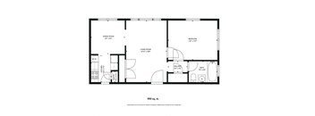 a floor plan of a home showing the bedrooms and baths