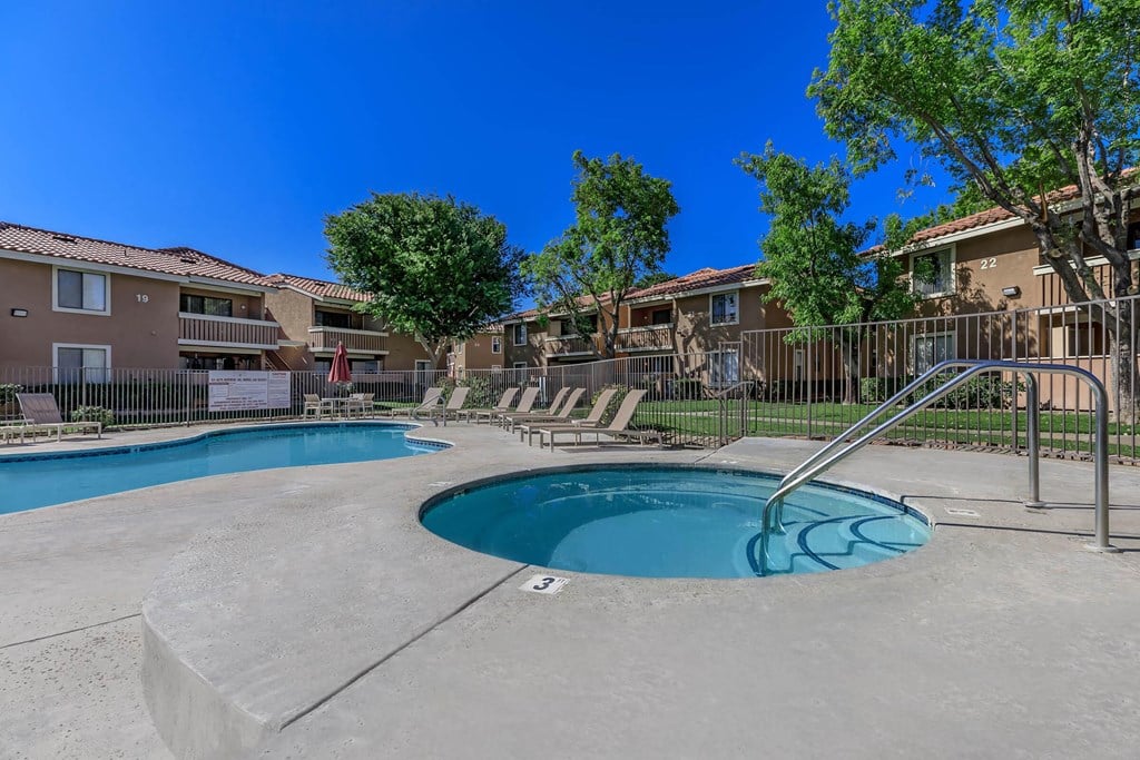 the swimming pool at the preserve at polo apartments tx