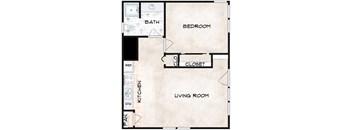 1 Bedroom 1 Bathroom