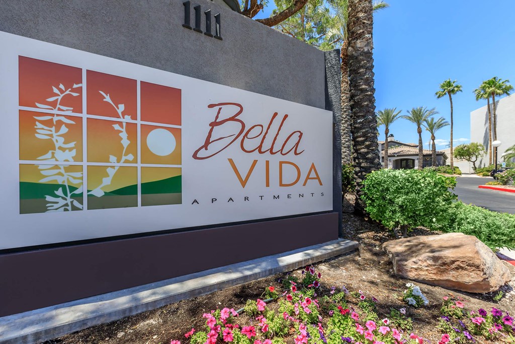 a sign at the entrance