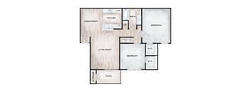 2 Bedroom 1 Bathroom