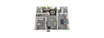 2 Bedroom 2 Bathroom