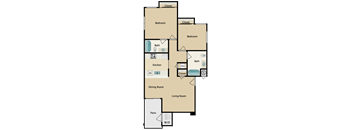 2 Bedroom 2 Bathroom