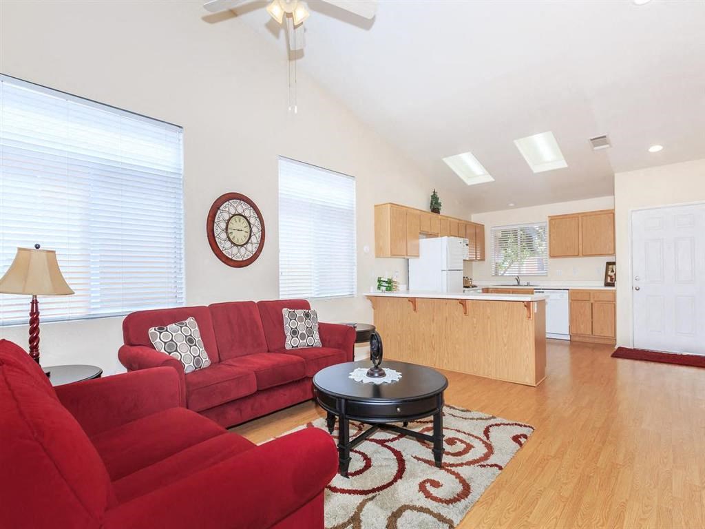 Kitchen and living room