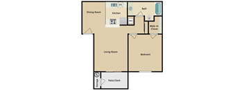 1 Bedroom 1 Bathroom