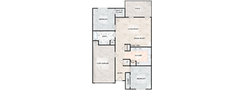 2 Bedroom 1 Bathroom