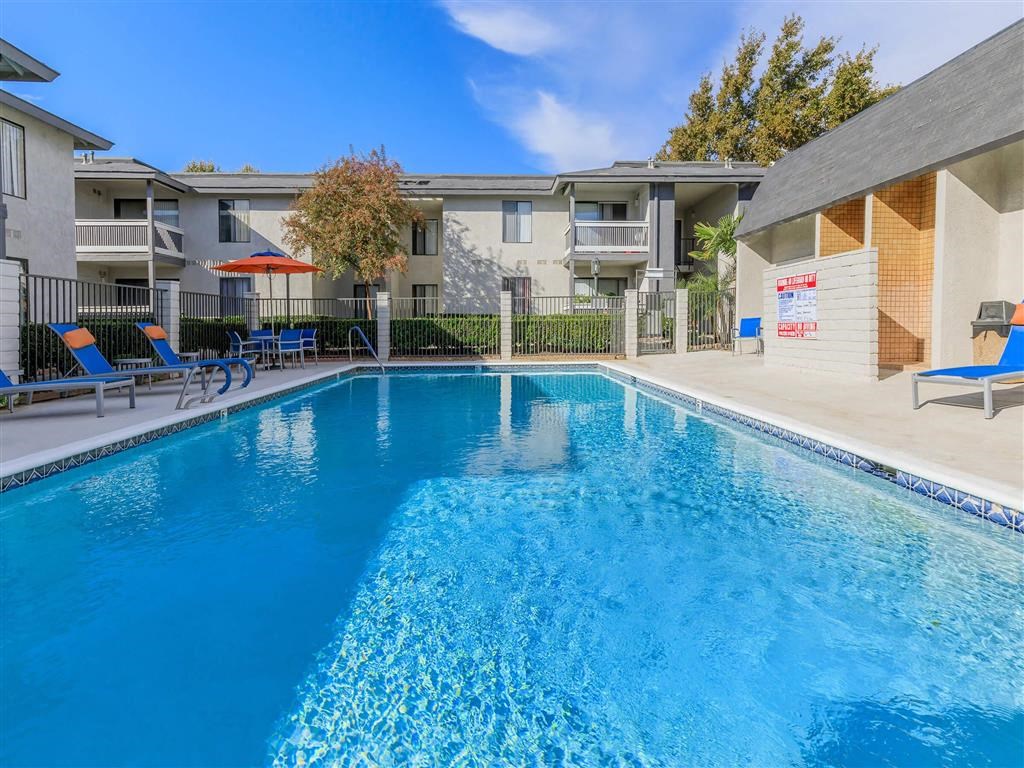 our apartments have a large pool for residents to enjoy