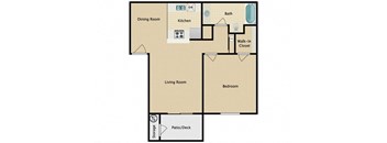 1 Bedroom 1 Bathroom