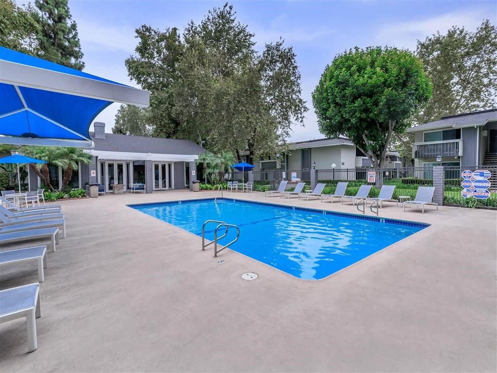 the swimming pool at the resort on cuttyhunk