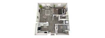 One Bedroom One Bathroom E