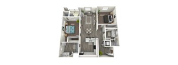 Two Bedroom Two Bathroom B