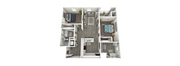 Two Bedroom Two Bathroom A