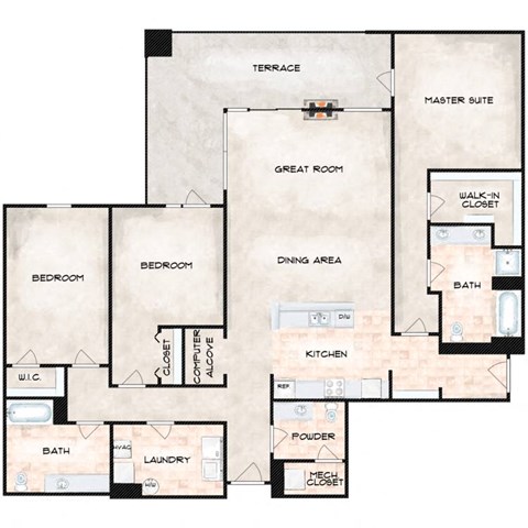 9051 Echelon Pointe Drive 1-4 Beds Apartment for Rent - Photo Gallery 109