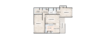 2 Bedroom 1 Bathroom