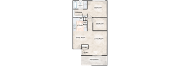 2 Bedroom 1 Bathroom