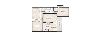 3 Bedroom 1 Bathroom