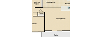 1 Bedroom 1 Bathroom