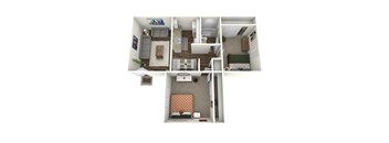 2 Bedroom 1 Bathroom