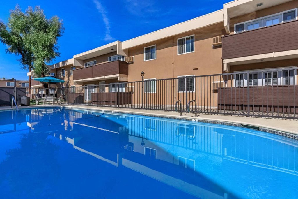 our apartments have a large pool for residents to enjoy