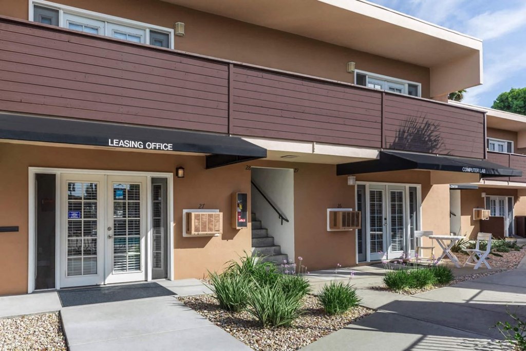 the building in which the leasing office is located