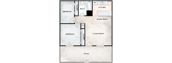 2 Bedroom 1 Bathroom
