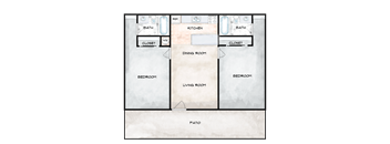 2 Bedroom 2 Bathroom