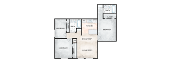 3 Bedroom 2 Bathroom