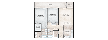 2 Bedroom 2 Bathroom